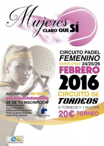 Cartel de PADEL 2